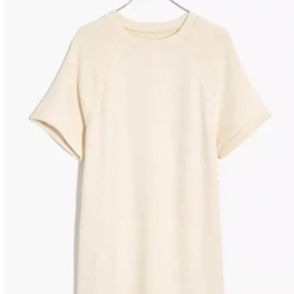 Madewell MWL Airyterry Sweatshirt Tee Dress